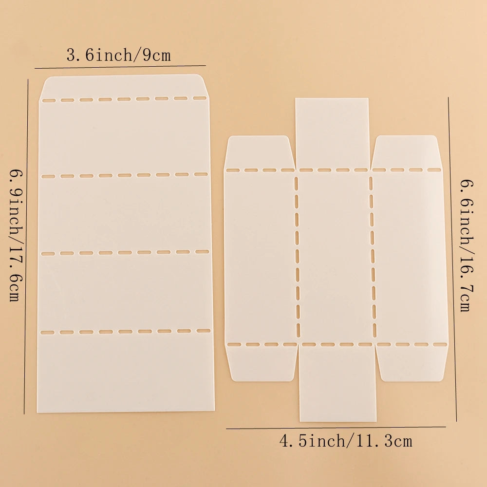 3D Roll Up Treat Boxes Cutting Dies and Stencils Metal Die Cuts for DIY Scrapbooking and Card Making
