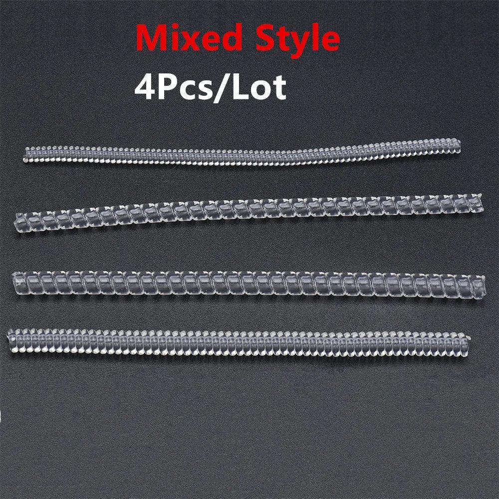 4Pcs/Lot Ring Size Adjuster Ring Guard ,Mandrel for Making Jewelry Guard, Spacer, Sizer, Fitter Spiral Silicone Tightener