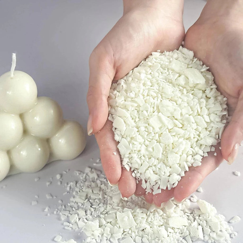 250g/500g Natural Soy Wax Granular DIY Candle Making Supplies Scented Candle Raw Material Smokeless Candle Wicks Making Crafts - Winord