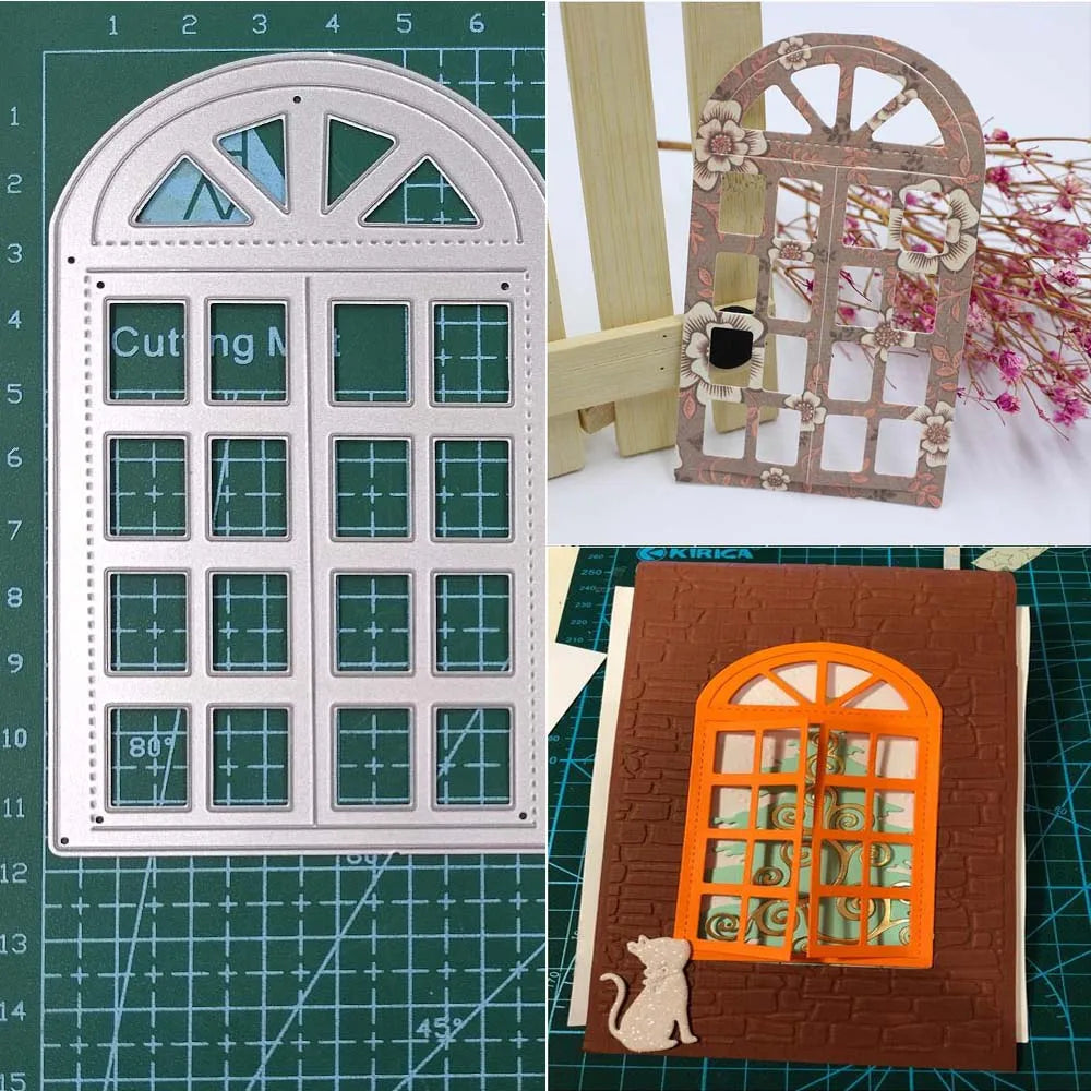 metal cutting die window scrapbook decoration embossed photo album decoration card making DIY handicrafts