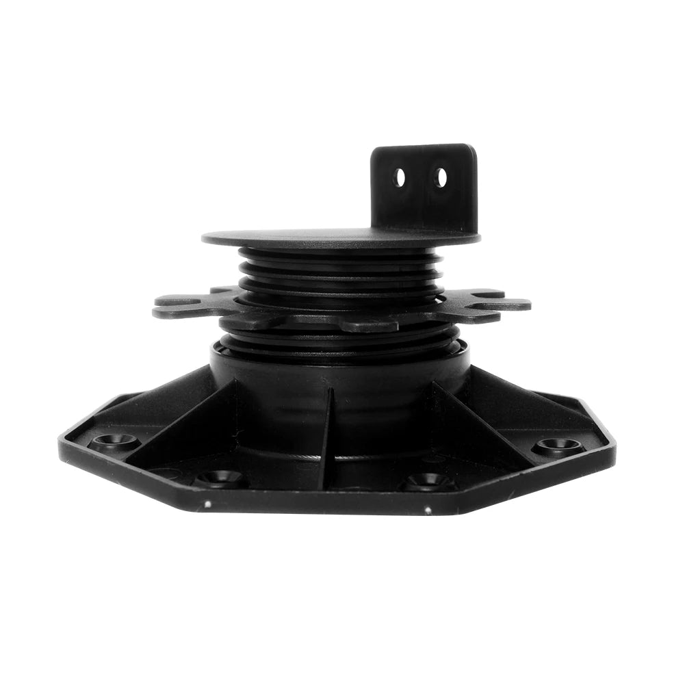 Black Bearing Decking Board Height Adjustable Building Material Booster Stable Strong Suitable for Aluminium WPC Wood