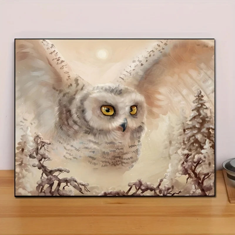 Diamond Painting for The Owl in flight 5D DIY Full Diamond Painting Embroidery Kits Handmade Home Decor