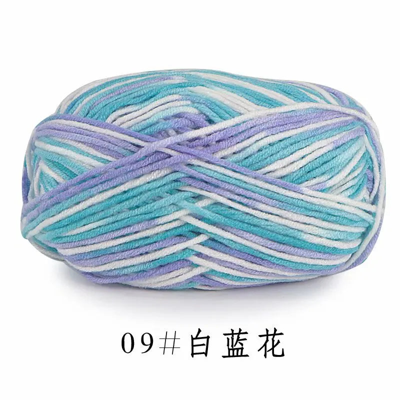Milk Cotton Five Strand Gradual Change Wool Baby Knitting