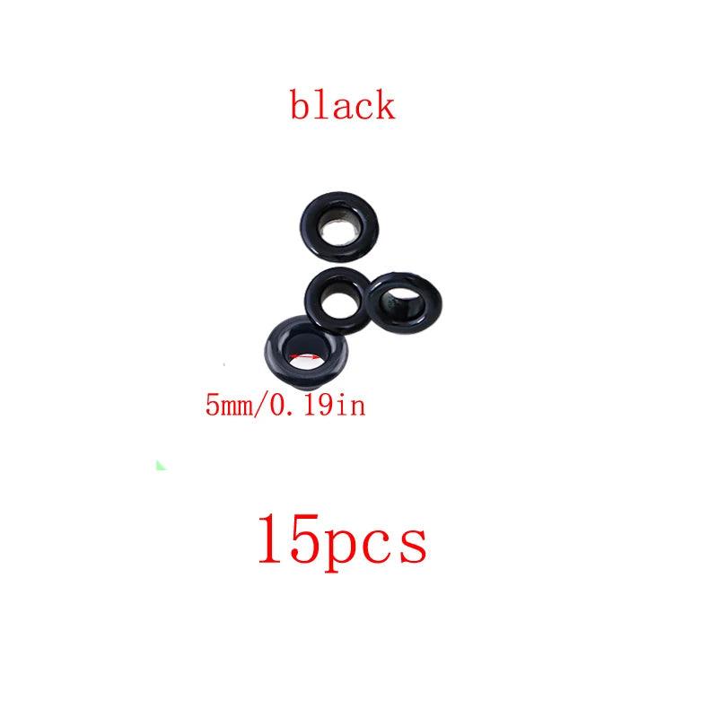 Candle Wax Buttonhole Kit 5mm/0.2in Durable Metal Candle Eyelet Grommets DIY Scented Candle Tablets Making Tool Accessories