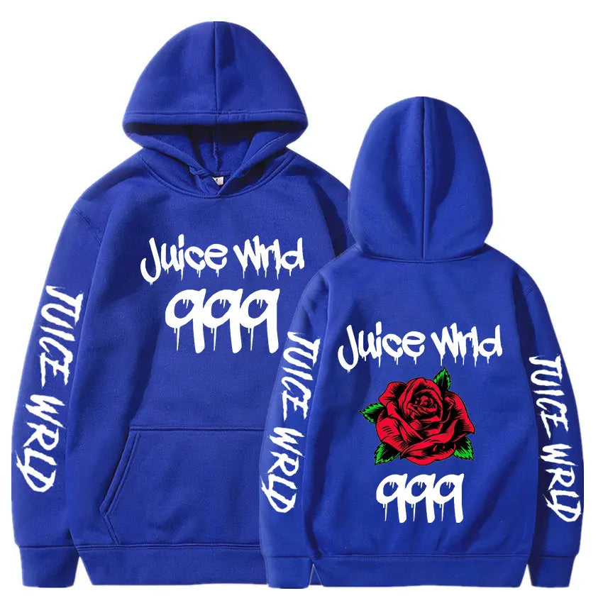 Juice WRLD Hoodies Men Women Hooded Sweatshirts Fashion Hip Hop Casual Pullovers Autumn Boys Girls Black Streetwear Juicewrld