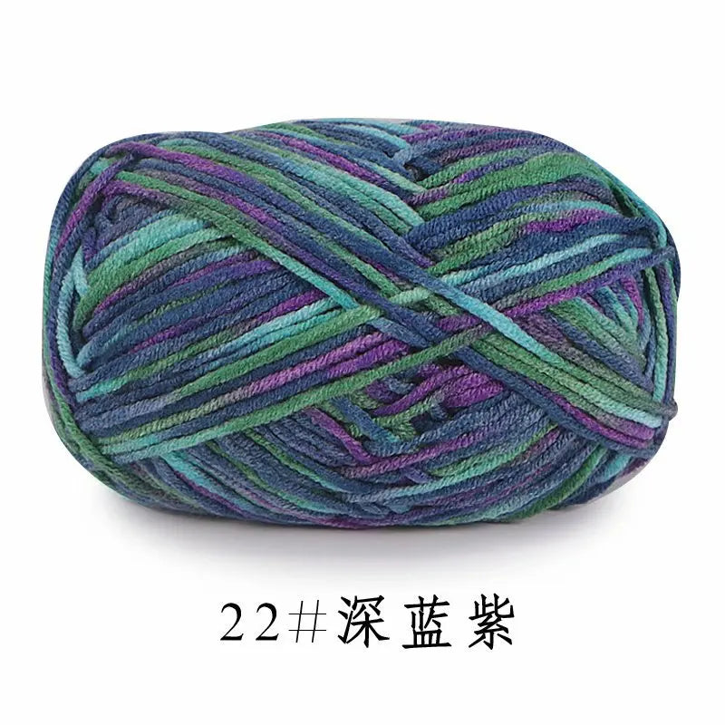 Milk Cotton Five Strand Gradual Change Wool Baby Knitting