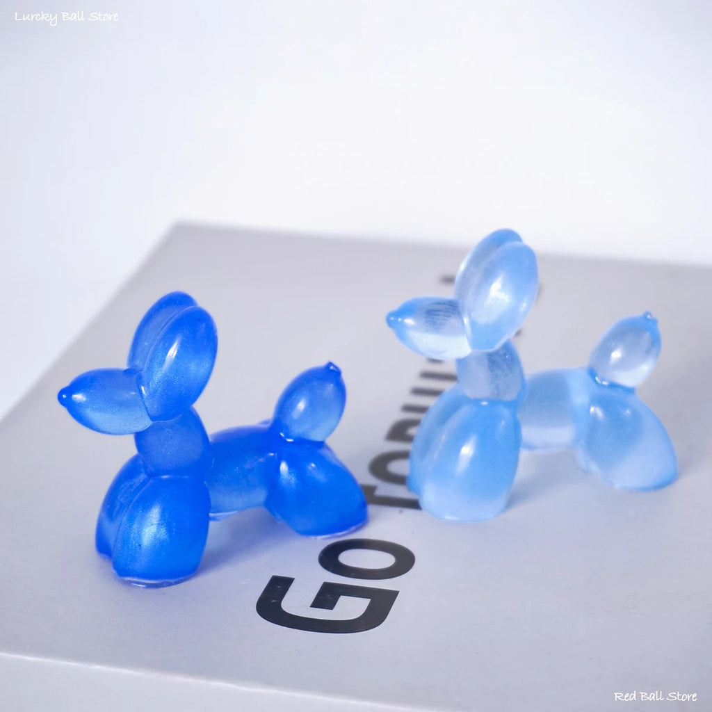 Mini Balloon Puppy Epoxy Resin Silicone Mold 3D Balloon Dog Desktop Ornament Plaster Mould DIY Handmade Animal Decoration Molds