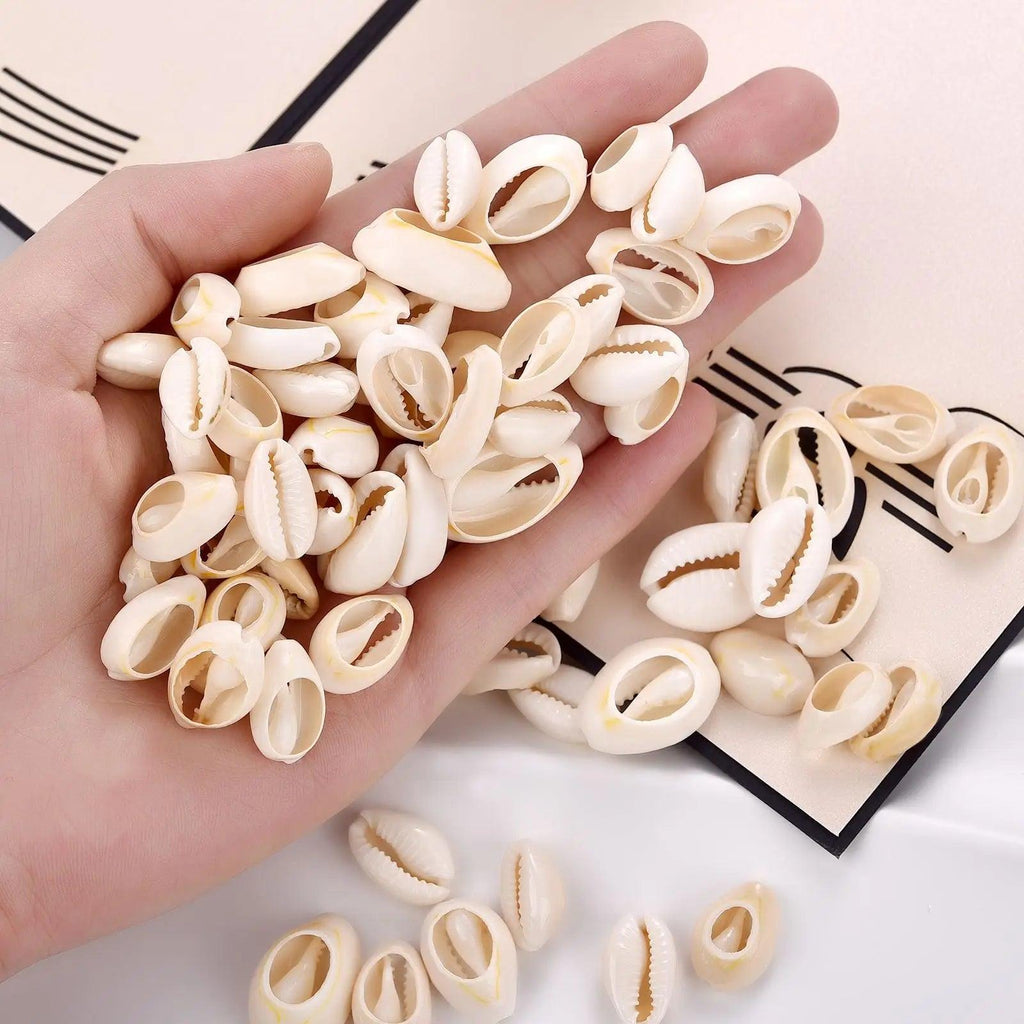 20/50Pcs White DIY Sea Shell Bohemian Charm Beads Beach Jewelry Accessories For Women Sea Shells Earrings Bracelet Necklace