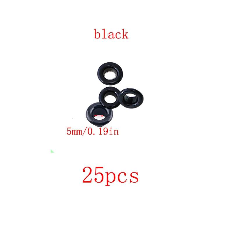 Candle Wax Buttonhole Kit 5mm/0.2in Durable Metal Candle Eyelet Grommets DIY Scented Candle Tablets Making Tool Accessories