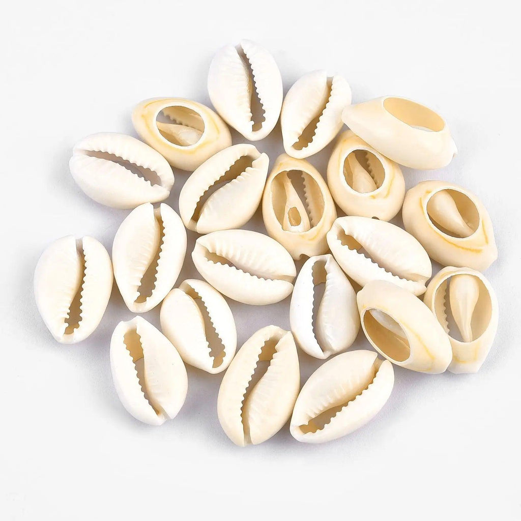20/50Pcs White DIY Sea Shell Bohemian Charm Beads Beach Jewelry Accessories For Women Sea Shells Earrings Bracelet Necklace