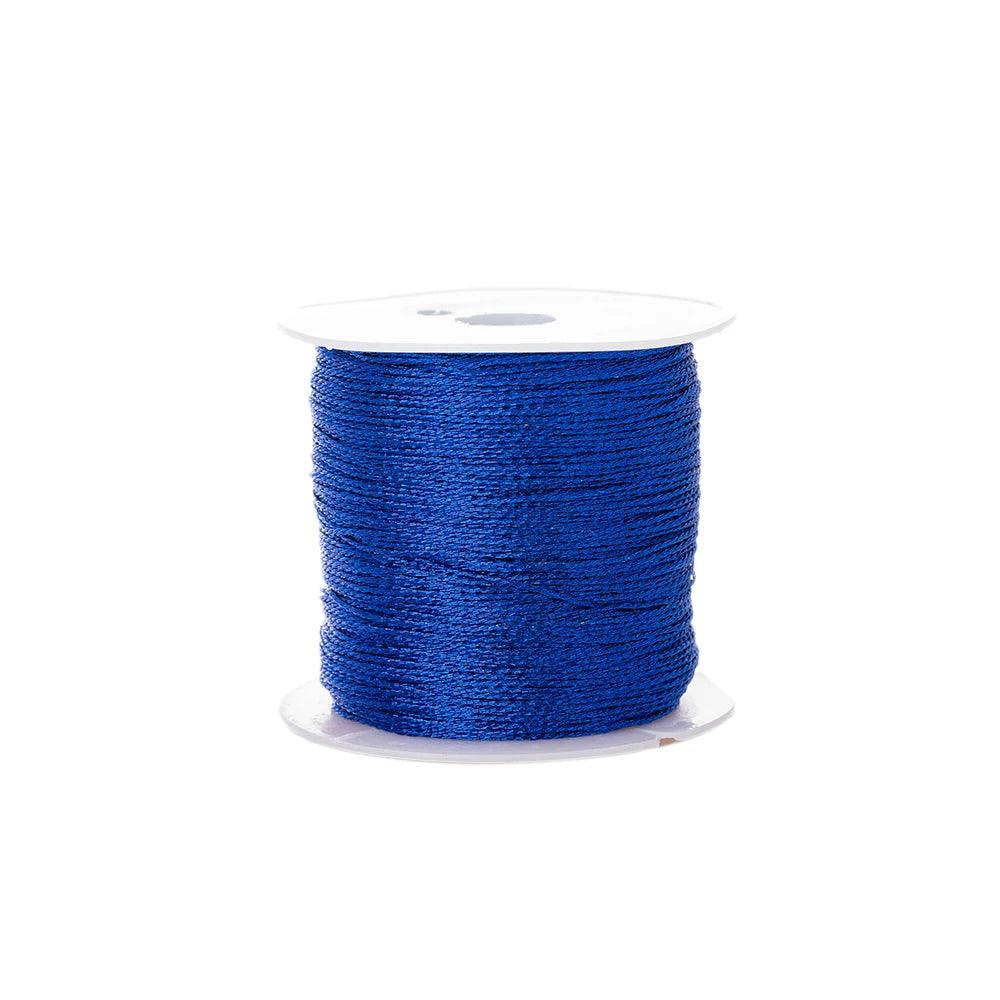 0.4mm 50m Crafts Nylon Cord For Jewelry Making Beading Braided Nylon Satin String for Bracelets Rattail Trim Chinese Knot