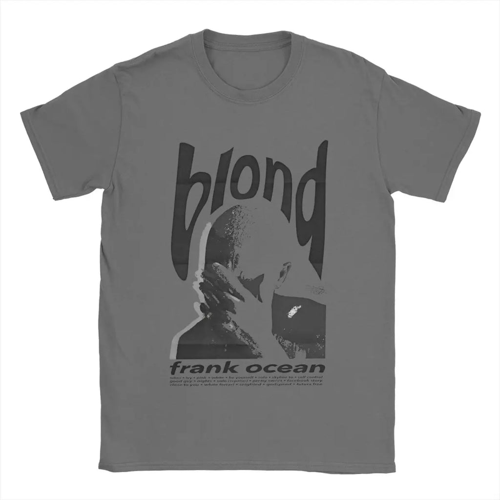 Frank Ocean Blond Rapper Unisex Cotton Casual T Shirt O Neck Hip Hop Music Tee Short Sleeve Tops