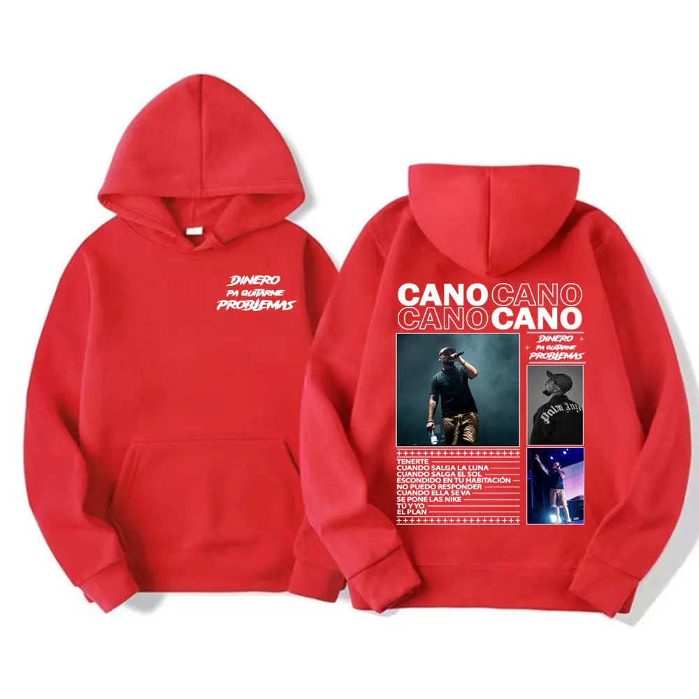 Rapper Cano Triana New Album 2025 Tour Merch Hoodies Men Women Harajuku Fashion Trending Sweatshirt Casual High Quality Pullover