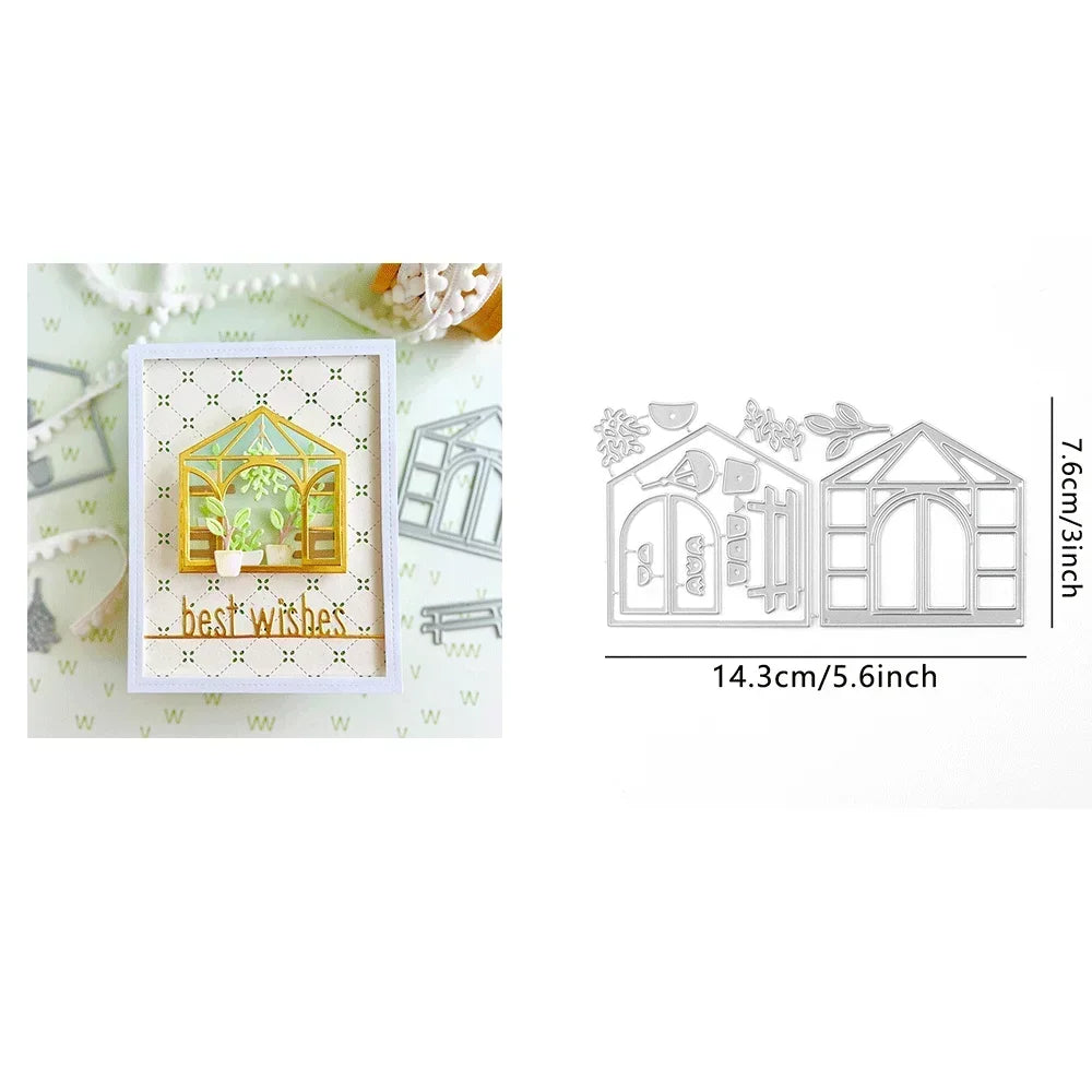 Stitched Root Veggies Metal Cutting Dies Butterfly Embossing Diecut for DIY Card Making Scrapbooking Crafting Supplies