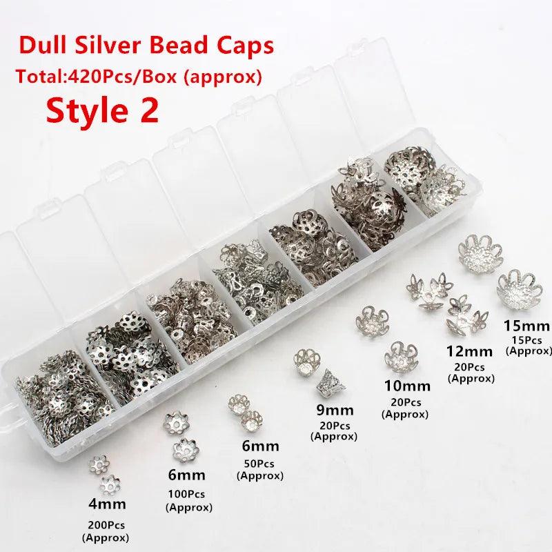 900 Pcs Alloy Open Jump Rings Mixed 3mm 4mm 5mm 6mm 7mm 8mm 10mm Split Rings For DIY Jewelry Making Findings HK060