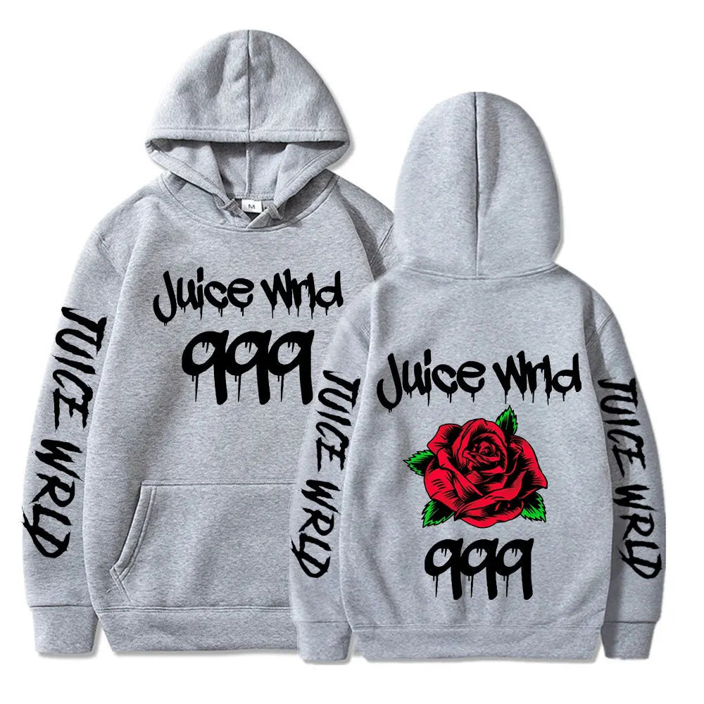 Juice WRLD Hoodies Men Women Hooded Sweatshirts Fashion Hip Hop Casual Pullovers Autumn Boys Girls Black Streetwear Juicewrld