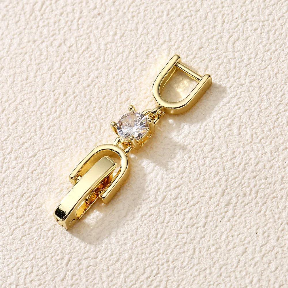 ZAKOL Three Colors Necklace Bracelet Extenders Simple Extension Fold Over Clasp for Jewelry Making Wholesale