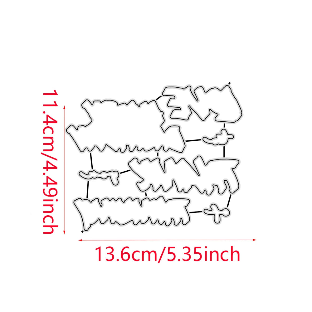 Easter Party Decorations Metal Cutting Dies and Stamps for Scrapbooking Craft Stencil Embossing Supplies Clear Stamps