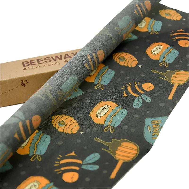 Beeswax Fresh-keeping Cloth Beeswax Packaging Film Reusable Food Grade Fruit Preservation Cloth Food Packaging Cloth