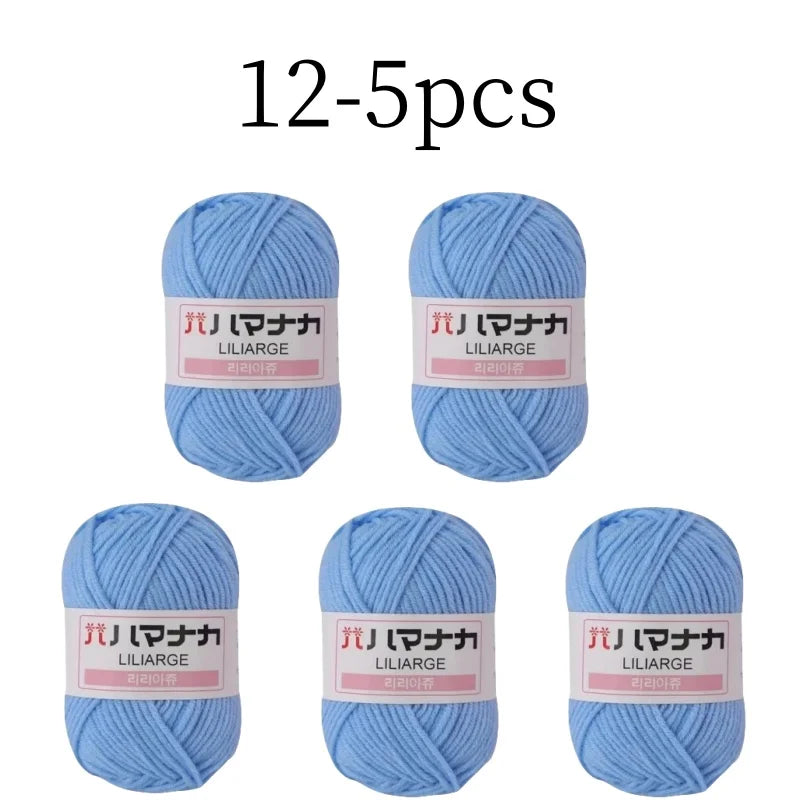 Soft Thick Wool Yarn For Knitting Crochet Classic 25g Ball