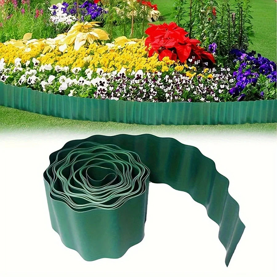 1PC Horticultural Soft Fence Grounding Fence Fence Guardrail Household Flower Grass Keeping Garden Soil Stone Isolation Board