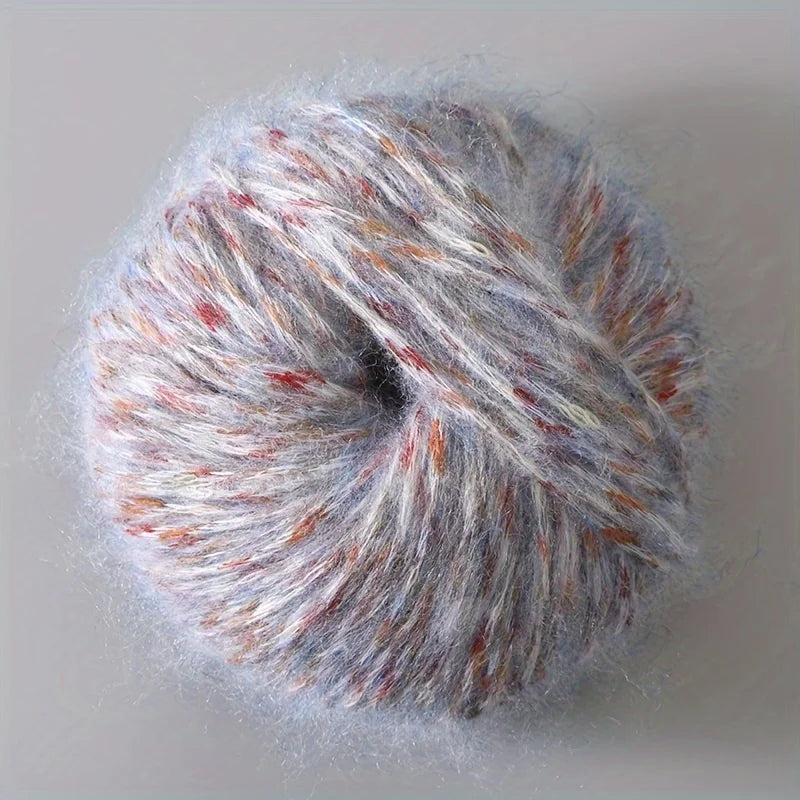 Vibrant Colorful Alpaca Wool Yarn 6 Pack For Hand Knitting