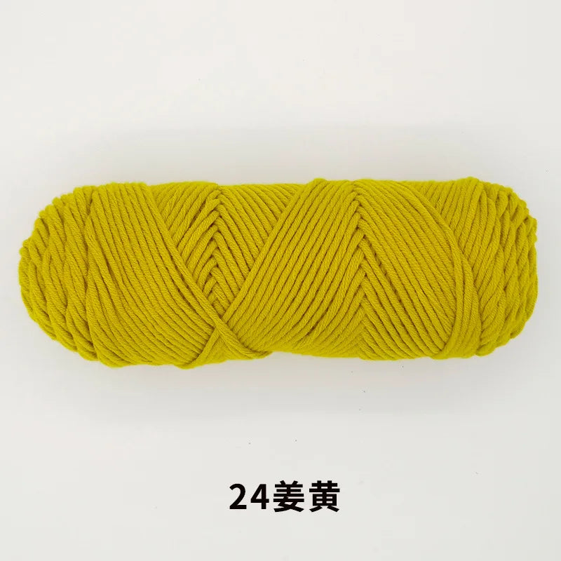 Milk Cotton Yarn 8 Ply Acrylic Crochet For Amigurumi Doll
