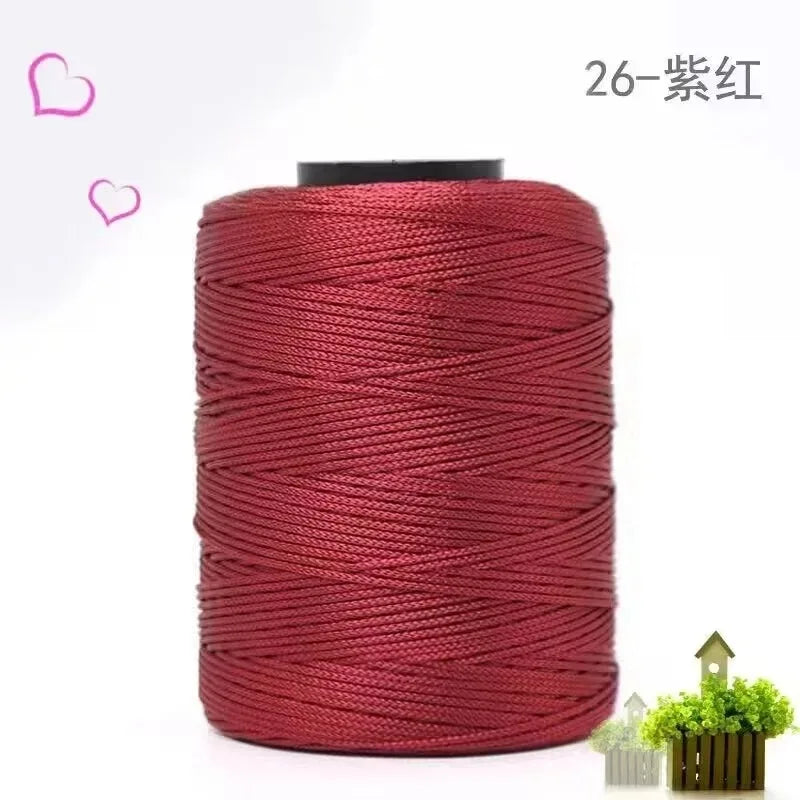 100g 230M Ice Silk Bright Yarn Thin Ice Blended Braided Thread for DIY Hand Knitting and Crocheting Projects