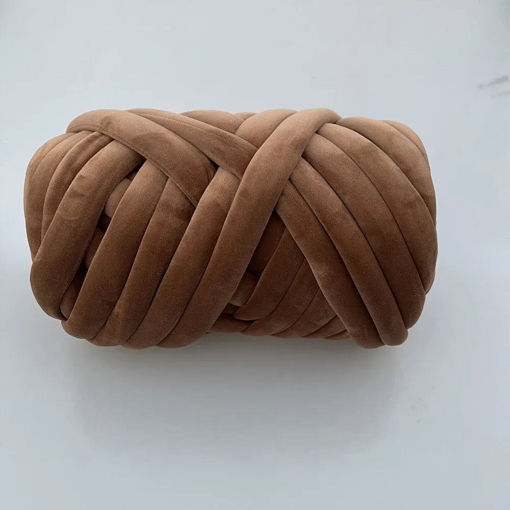 Velvet Chunky Yarn 500G Bulky Wool For DIY Blankets Hats