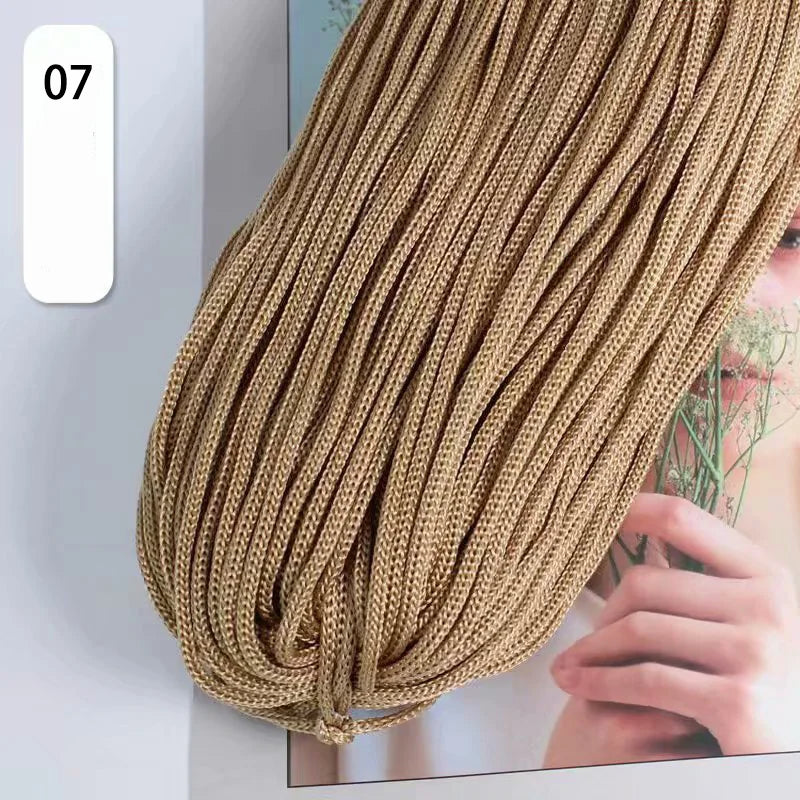Light Body Ice Silk Thread Set For DIY Crochet Hats And Bags