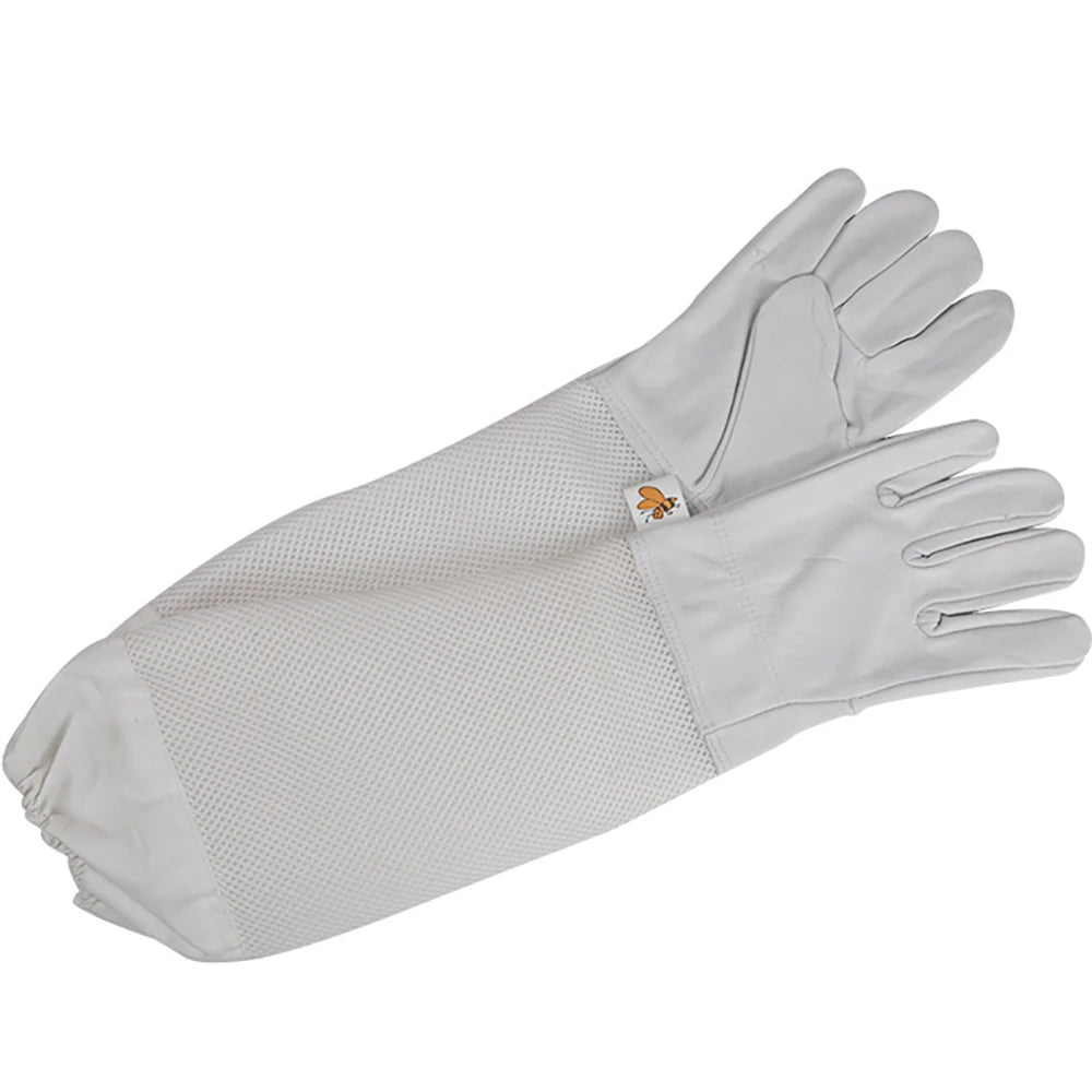 Beekeeper Gloves Protective Sleeves Ventilated Professional Anti Bee for Apiculture Beekeeper Prevent Beehive Tools