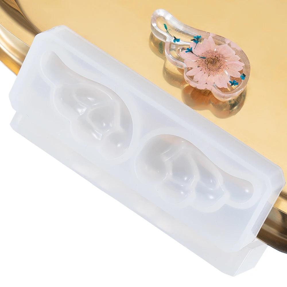 1PC Cute Wing Resin Mold 3.8x8.6cm Angel Wing Silicone Mold for DIY Pendants Jewelry Making Decoration Findings