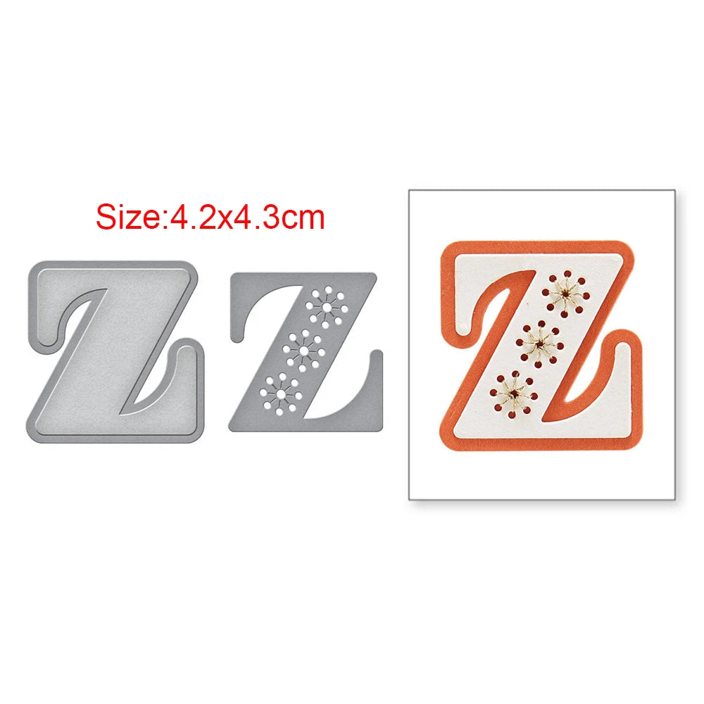 Stitched Alphabet Metal Cutting Dies Stitched Punctuation Symbols Numbers Die Cuts for DIY Scrapbooking Crafts Card Making