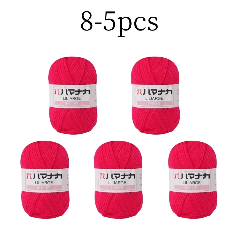 Soft Thick Wool Yarn For Knitting Crochet Classic 25g Ball