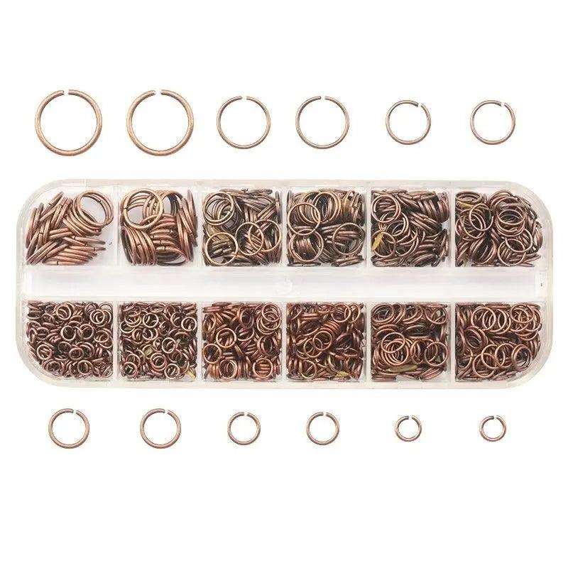 Jewelry Findings Kits With Open Jump Rings Lobster Clasps Hooks Pliers Tweezers for DIY Bracelet Necklace Making Handmade Craft