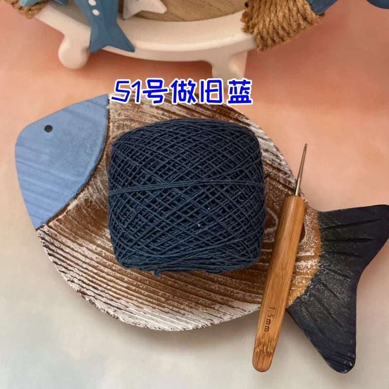 100g 100% Cotton Crocheting Lace Yarn for Hand Knitting and Amigurumi Projects