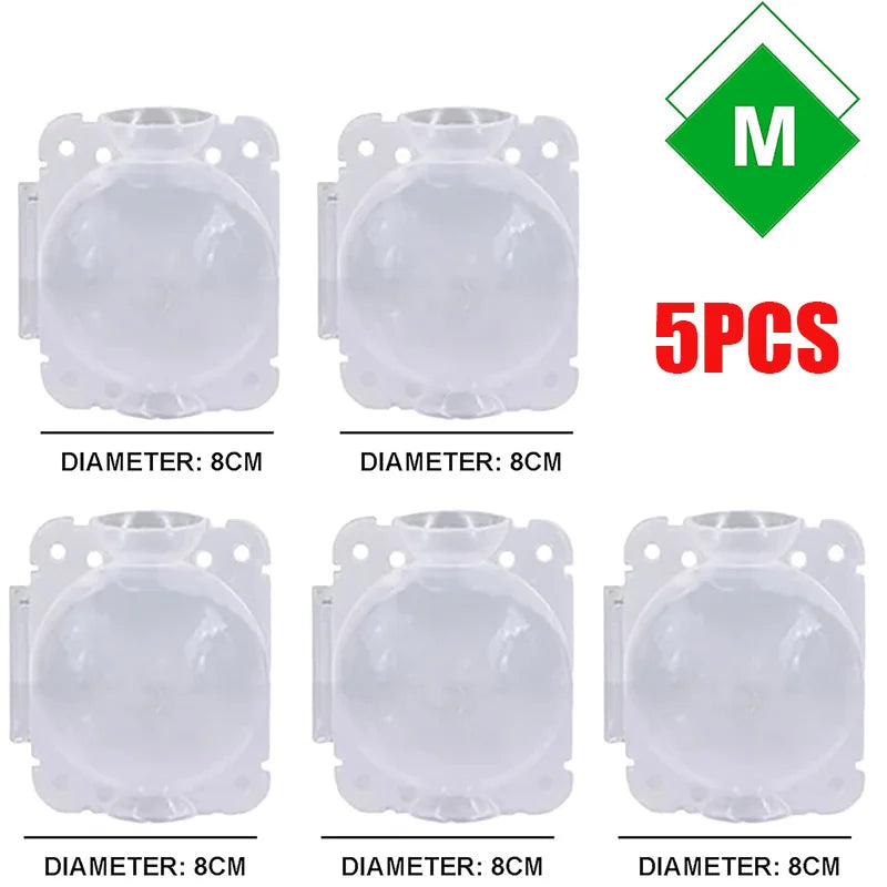 5Pcs Plant Rooting Ball Reusable High Pressure Propagation Box Cutting Grafting Garden Rooting Propagation Ball Jardinage Pot