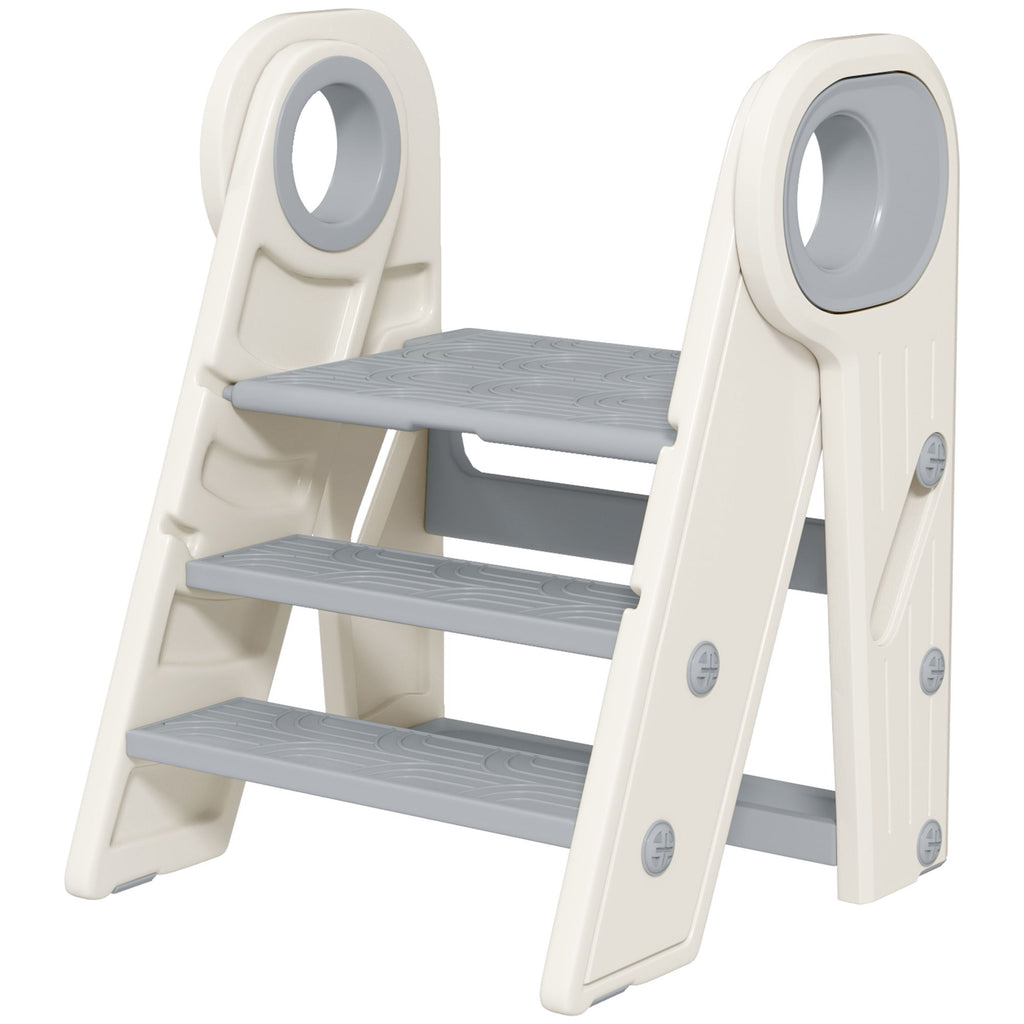 Adjustable & Foldable Kitchen Helper with Handles, Non-Slip, for Bathroom, Sink, Kitchen, Gray