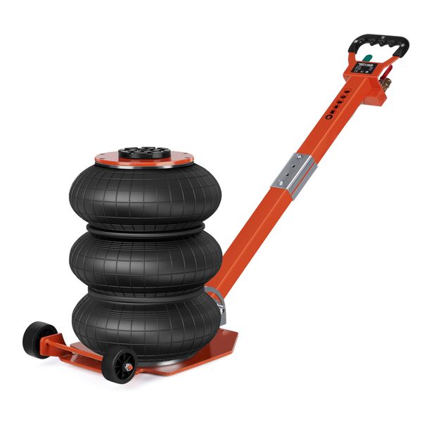 Air Jack, 3 Ton/6600 lbs Triple Bag Air Jack, Air Bag Jack Lift Up to 15.75 Inch, 3-5S Fast Lifting Air Bag Jack for Cars with Adjustable Long Handle