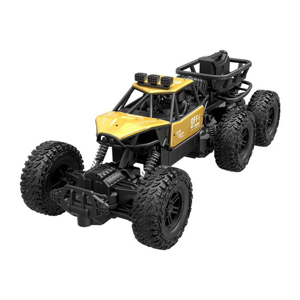All-terrain Electric Toy Car, Alloy Car, 1:20 Scale Model Car, 2.4GHz R/ C Off-road Car, High-speed Car, with Headlights And Shock Absorption, Birthday Gifts for Kids Over 3 Years Old(yellow)