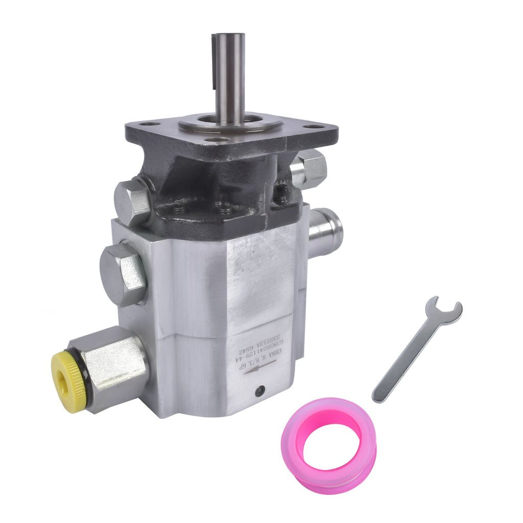 Aluminum Hydraulic Log Splitter Pump 11GPM 2-Stage HI/LO Gear Pump Wood Splitter Pump 3000 PSI 3600 RPM max 1/2'' NPT