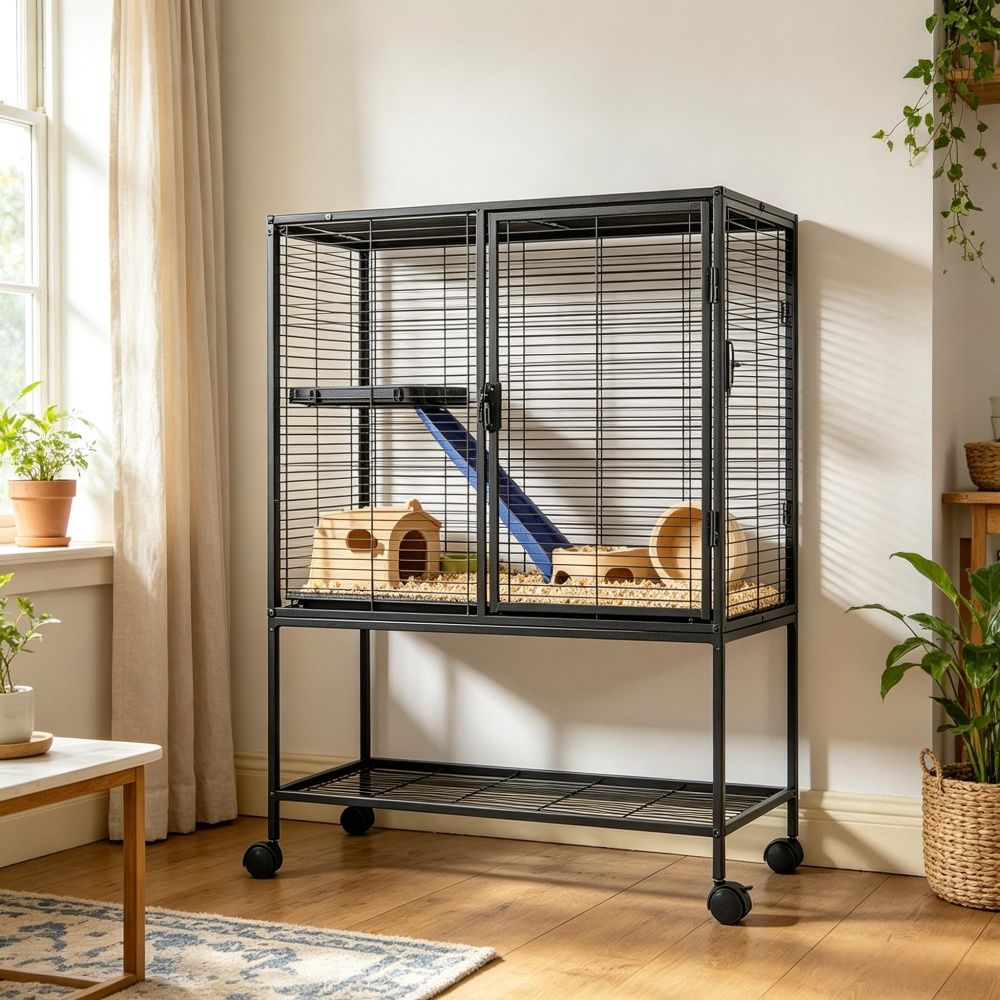 Animal Cage with Non-Slip and Easy to Clean for Outdoor