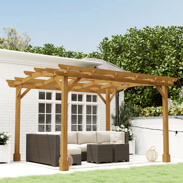 arbecue and cooking pergola