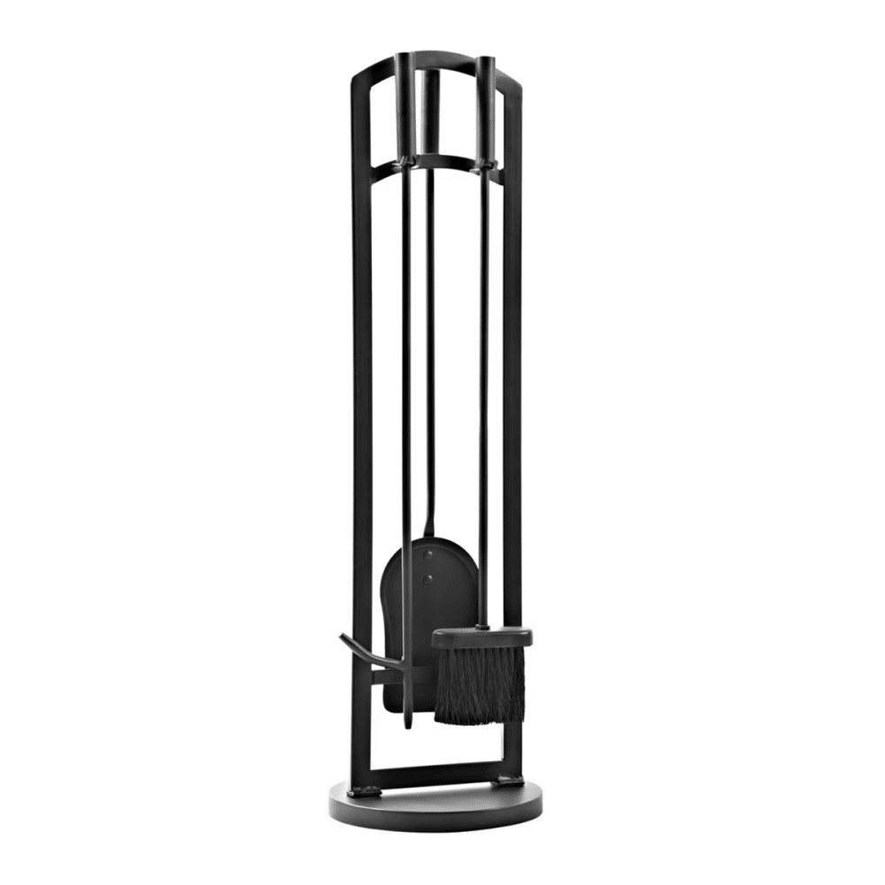 Arched 4 Piece Steel Fireplace Toolset