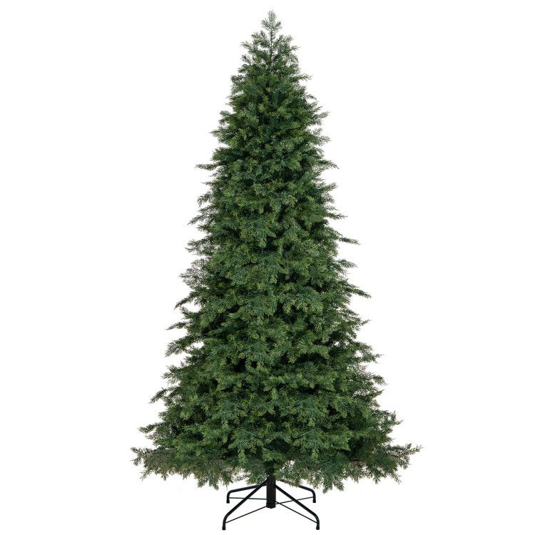 Artificial Christmas Tree Green Hinged Holiday Tree with 721/1019 Lush Branch Tips