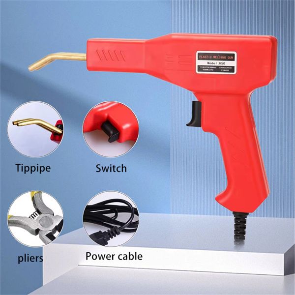 Automotive bumper plastic welding gun, welding nail, plastic welding machine set, American standard