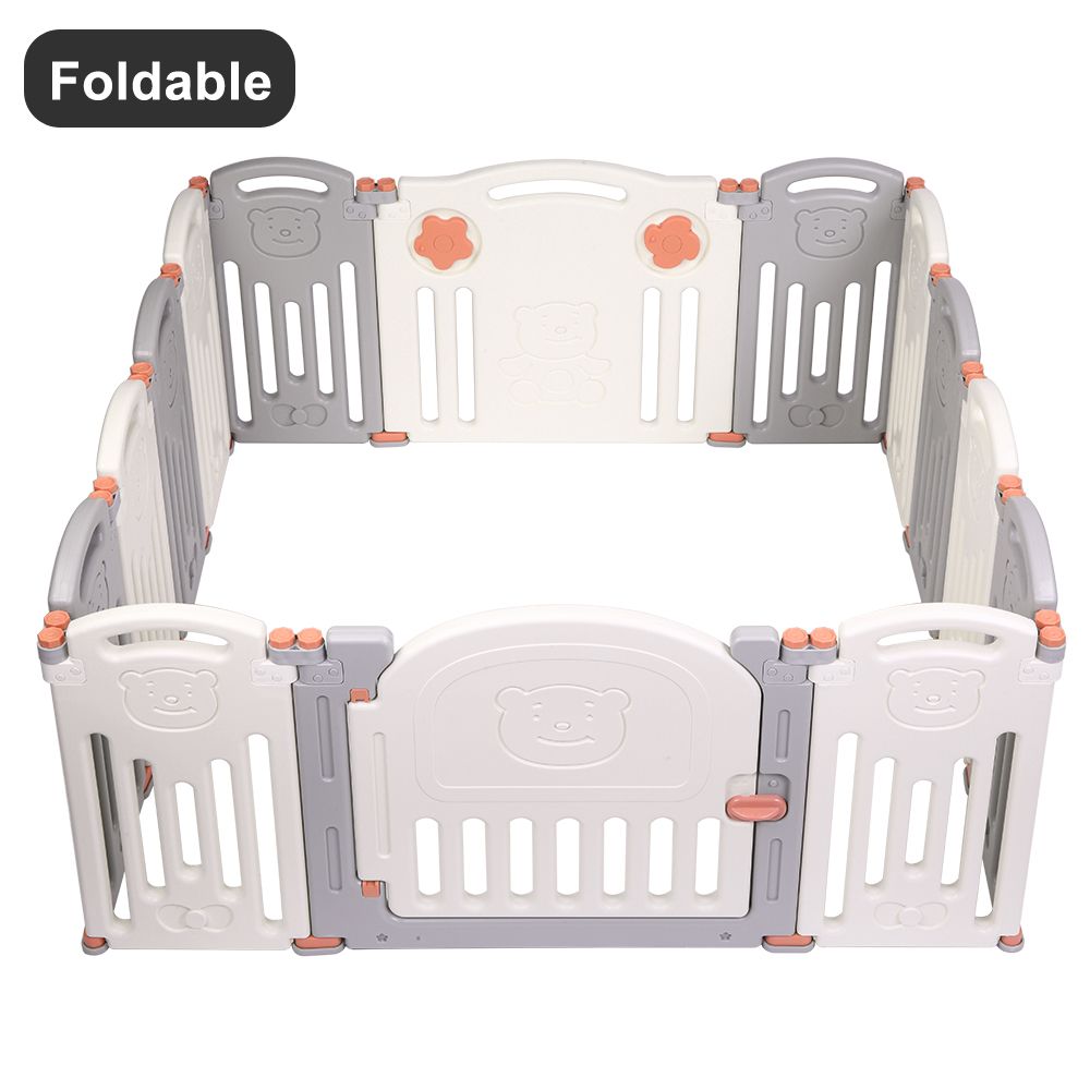 Baby Folding playpen Kids Activity Centre Safety Play Yard Home Indoor Outdoor
