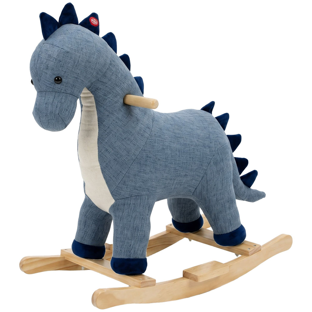 Baby Rocking Horse, Dinosaur Kids Ride on Horse with Realistic Sound, Interactive Toy for Toddlers 12-36 Months