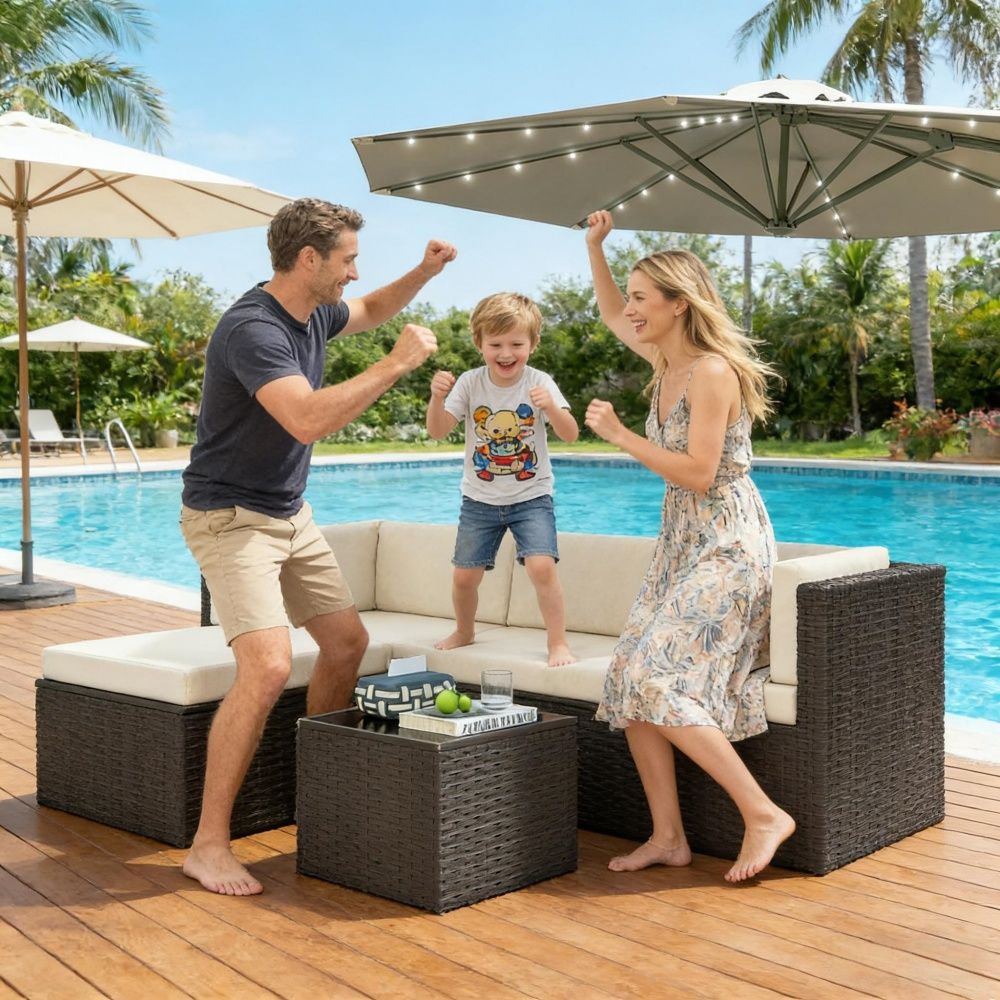 Backyard Patio Furniture Set