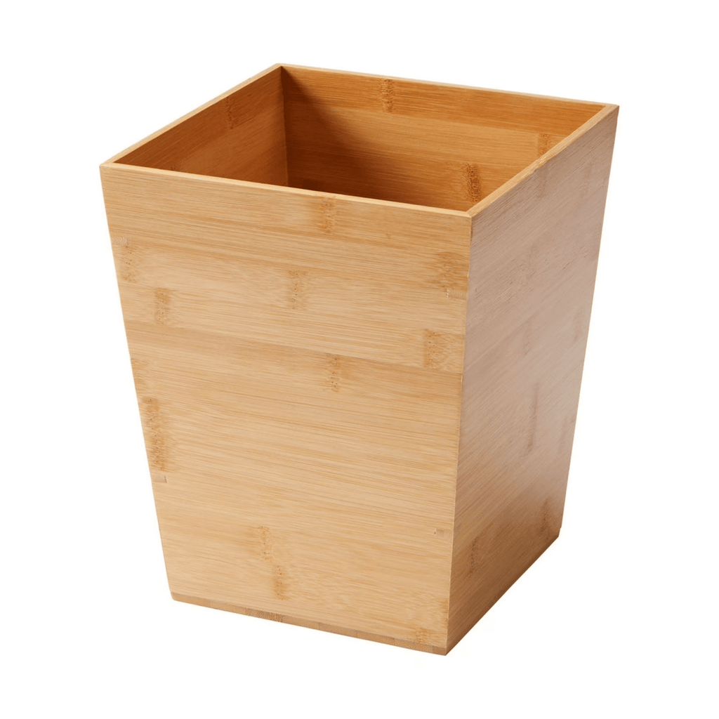 Bamboo Bathroom Wastebasket, 1.5 gal